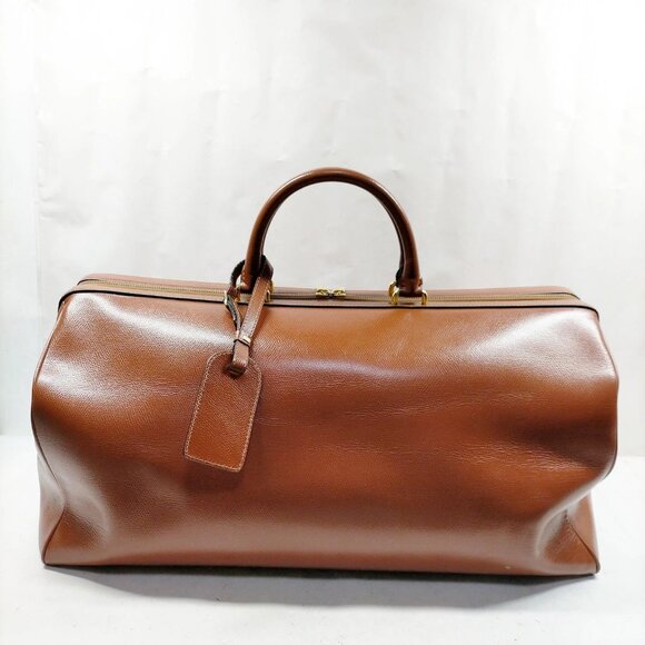 CELINE Boston Bag Brown Leather 500-052925